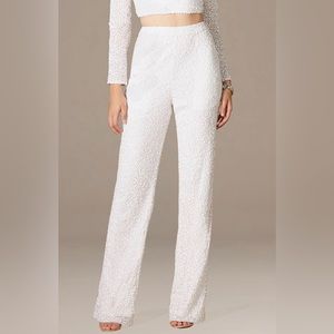 LARA designs hunter beaded high waist separates pants NWT Never worn!